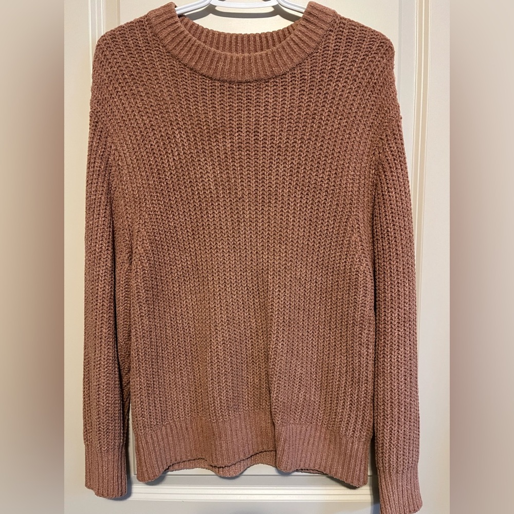 Aritzia Wilfred Medium Taupe Knit Sweater